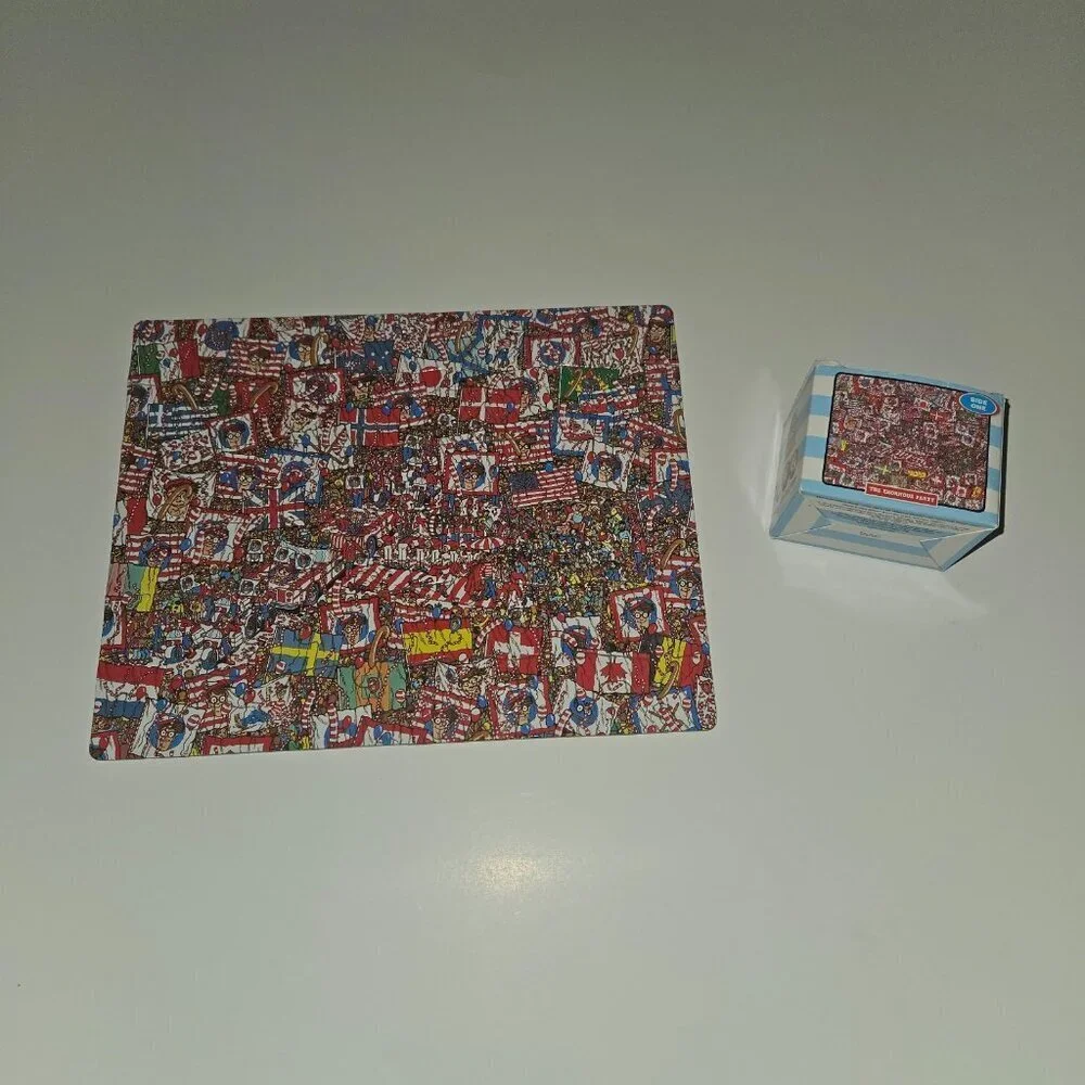 Where's Waldo Double Sided Jigsaw Puzzle 36 Pieces Party Department Store Wendys